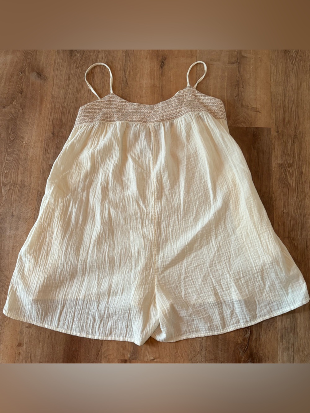 Madewell Muslin Romper Coverup Size M Lightweight Beach Boho Summer